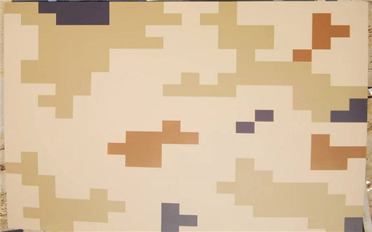 酒泉荒漠迷彩漆喷涂